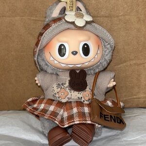 Labubu Exciting Macaron Sesame Bean Includes Outfit!